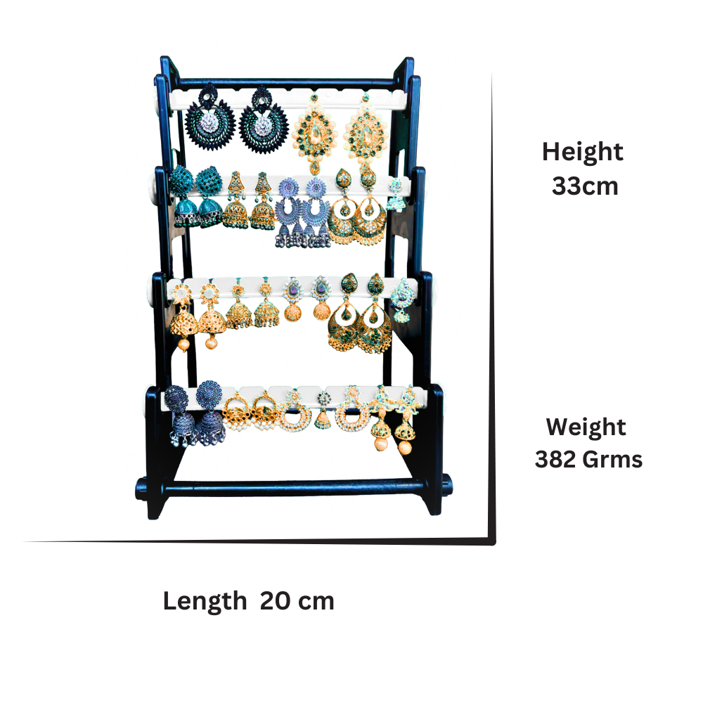 Single Side Earring Stand & Mobile Stand (Combo White)