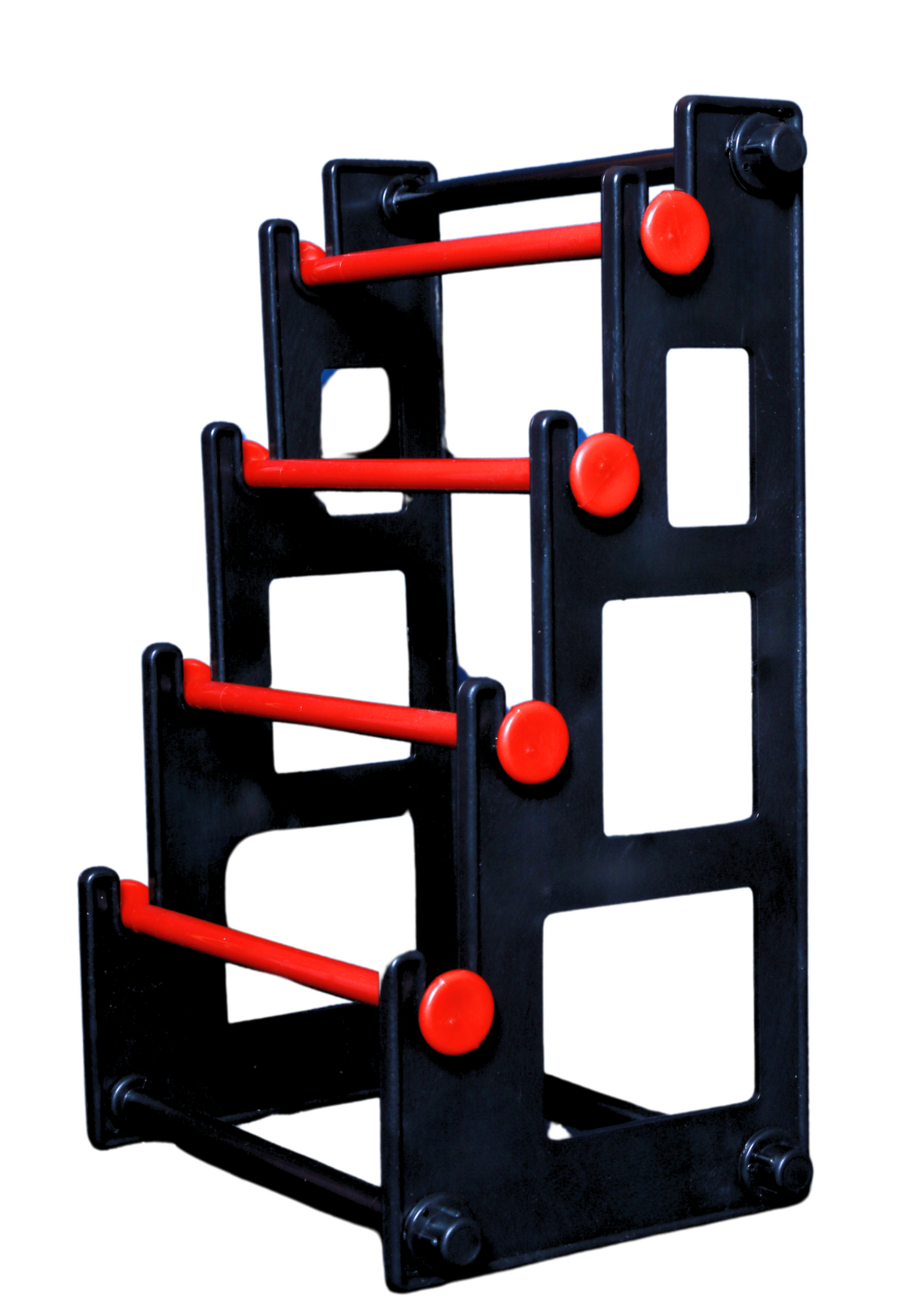 Single Side Bangle Stand (4 Step) | Black With Pink
