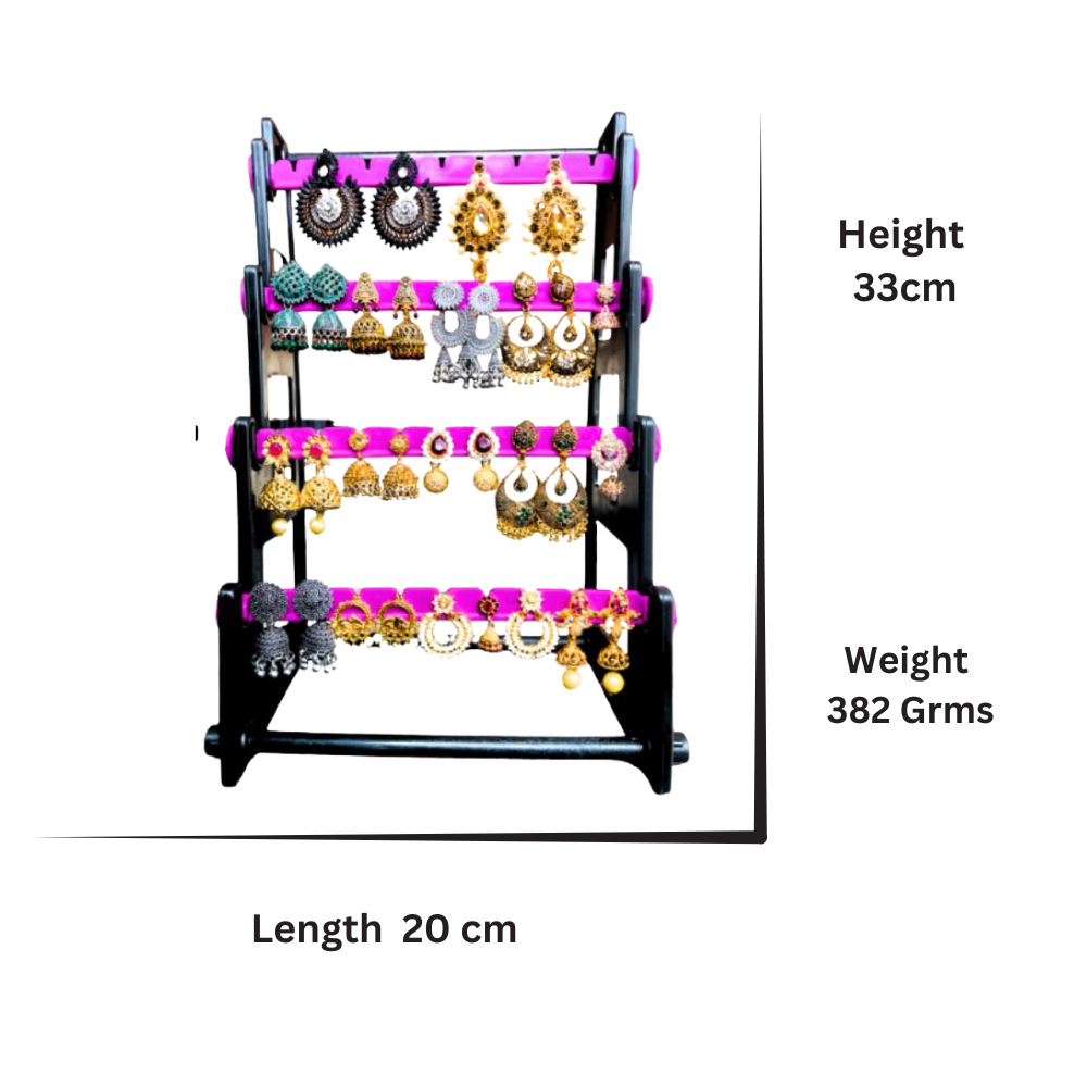 Single Side Earring Stand & Mobile Stand (Combo Pink)
