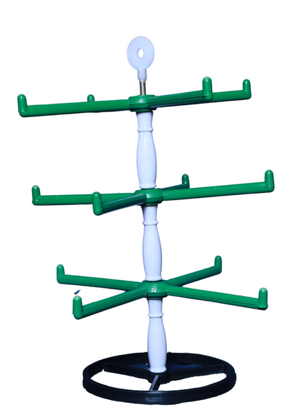 3 Step Rotaing Bangle Stand (Green) | Bangle stand | Chudi stand | Bangle organizers | Bangle display stand | Jewellery organiser for Women