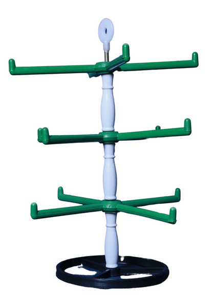 3 Step Rotaing Bangle Stand (Green) | Bangle stand | Chudi stand | Bangle organizers | Bangle display stand | Jewellery organiser for Women