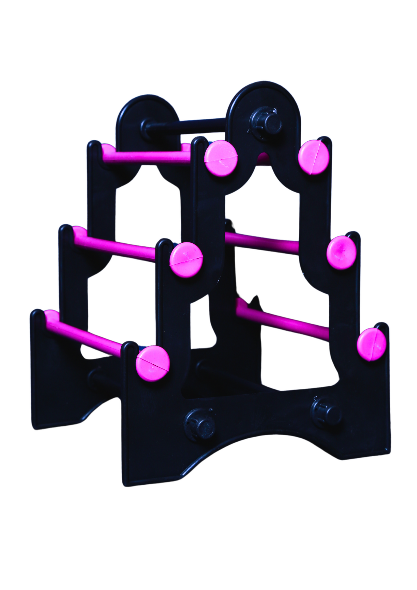 Taj Mahal Bangle Stand (3 Step) | Black and Pink