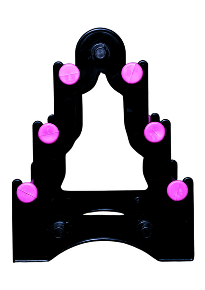 Taj Mahal Bangle Stand (3 Step) | Black and Pink