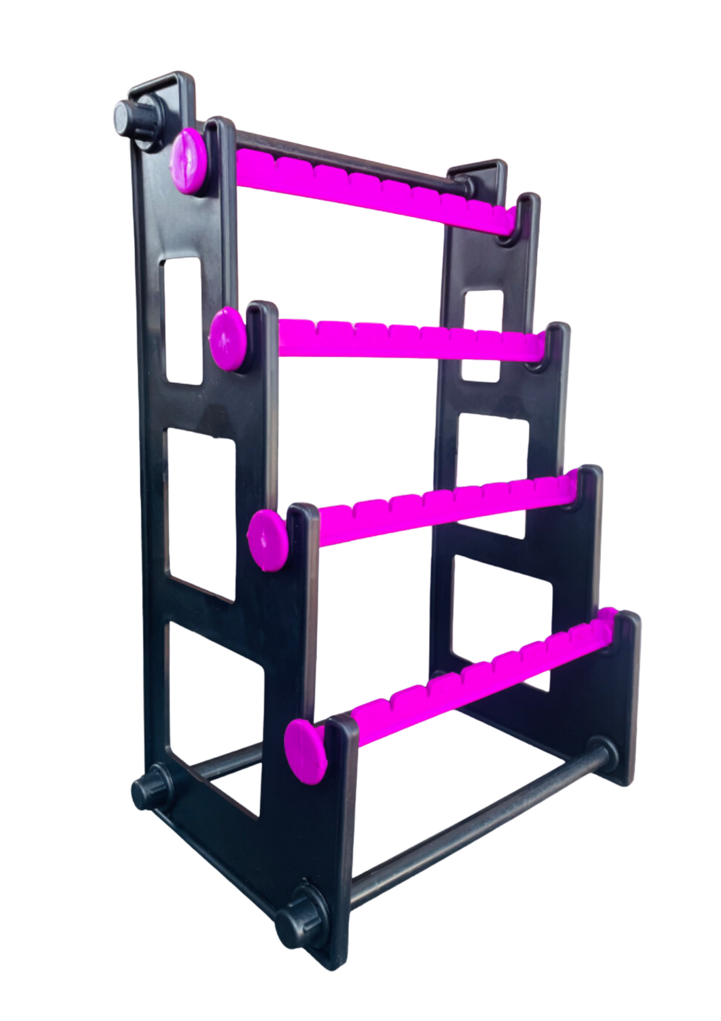 4 Step (Black with pink) Earrings stand, Earrings display stand, Earrings oruganizer, Jhumka stand, kammal stand