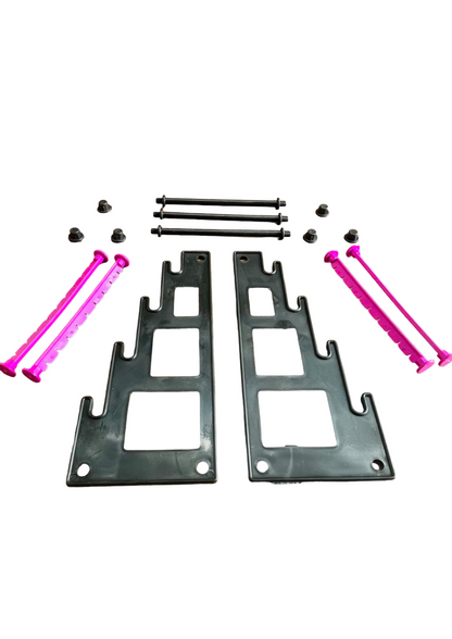4 Step (Black with pink) Earrings stand, Earrings display stand, Earrings oruganizer, Jhumka stand, kammal stand