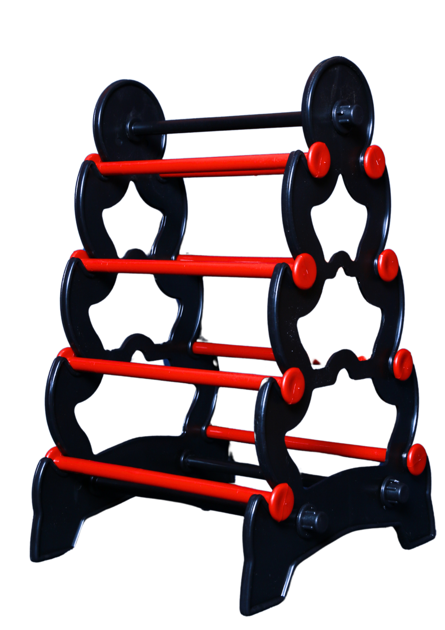 4 STEP (Black with Red) Double Side bangle stand for wardrobe | Bangle holder | bangle organizer | Bangle storage organizer | Jewelry Organizer for Bangles