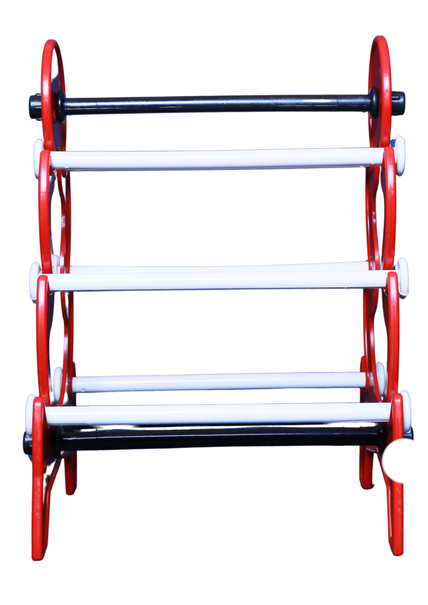 Mini Tower Bangle Stand (3 Step) | Red With White