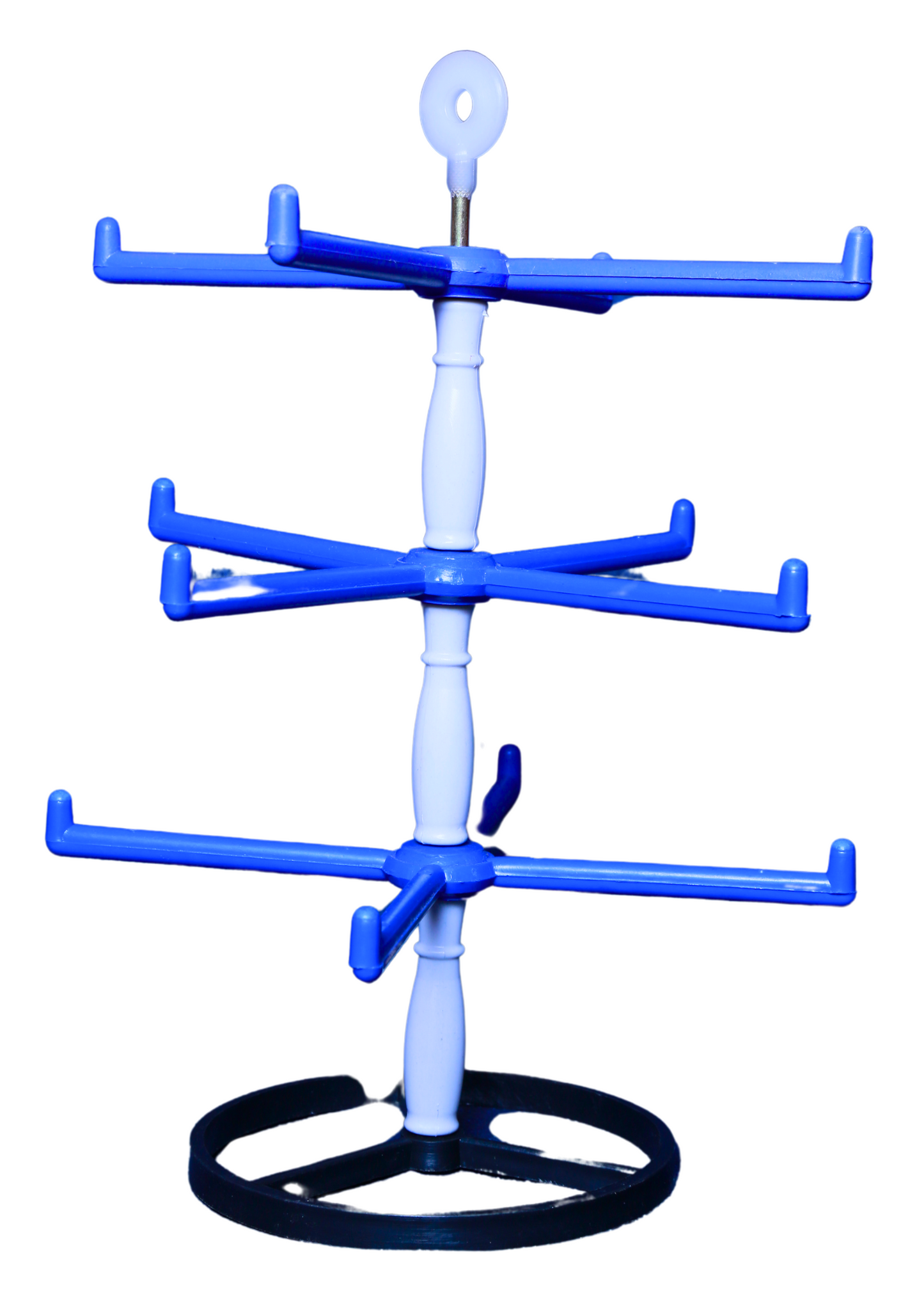 3 Step Rotaing Bangle Stand (Blue) | Bangle holder stand | Bangles stand for women | Chudi stand | Bangle organizer for women | Bangle display stand