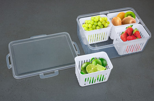 Fridge Storage Container | (4-Compartment)