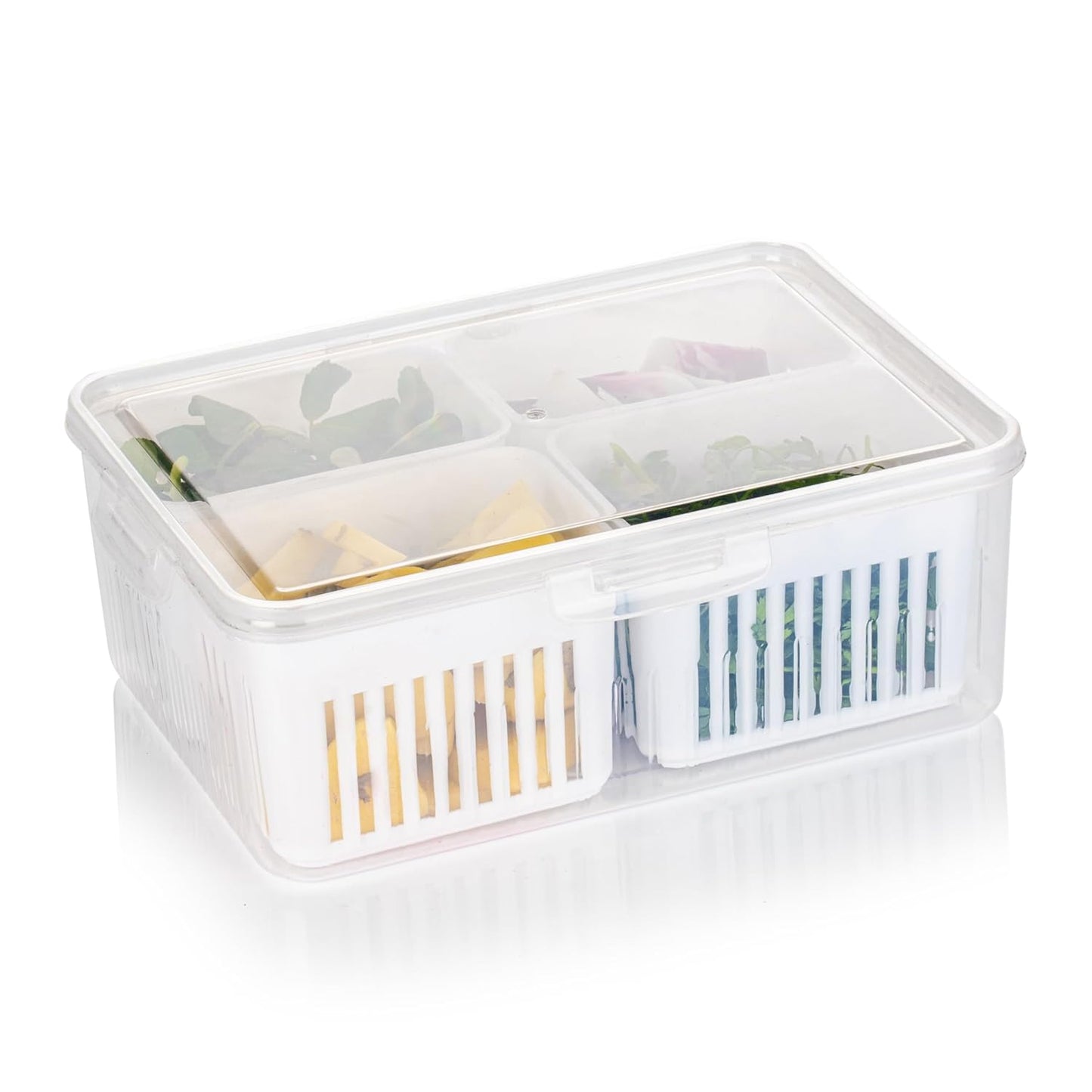 Fridge Storage Container | (4-Compartment)