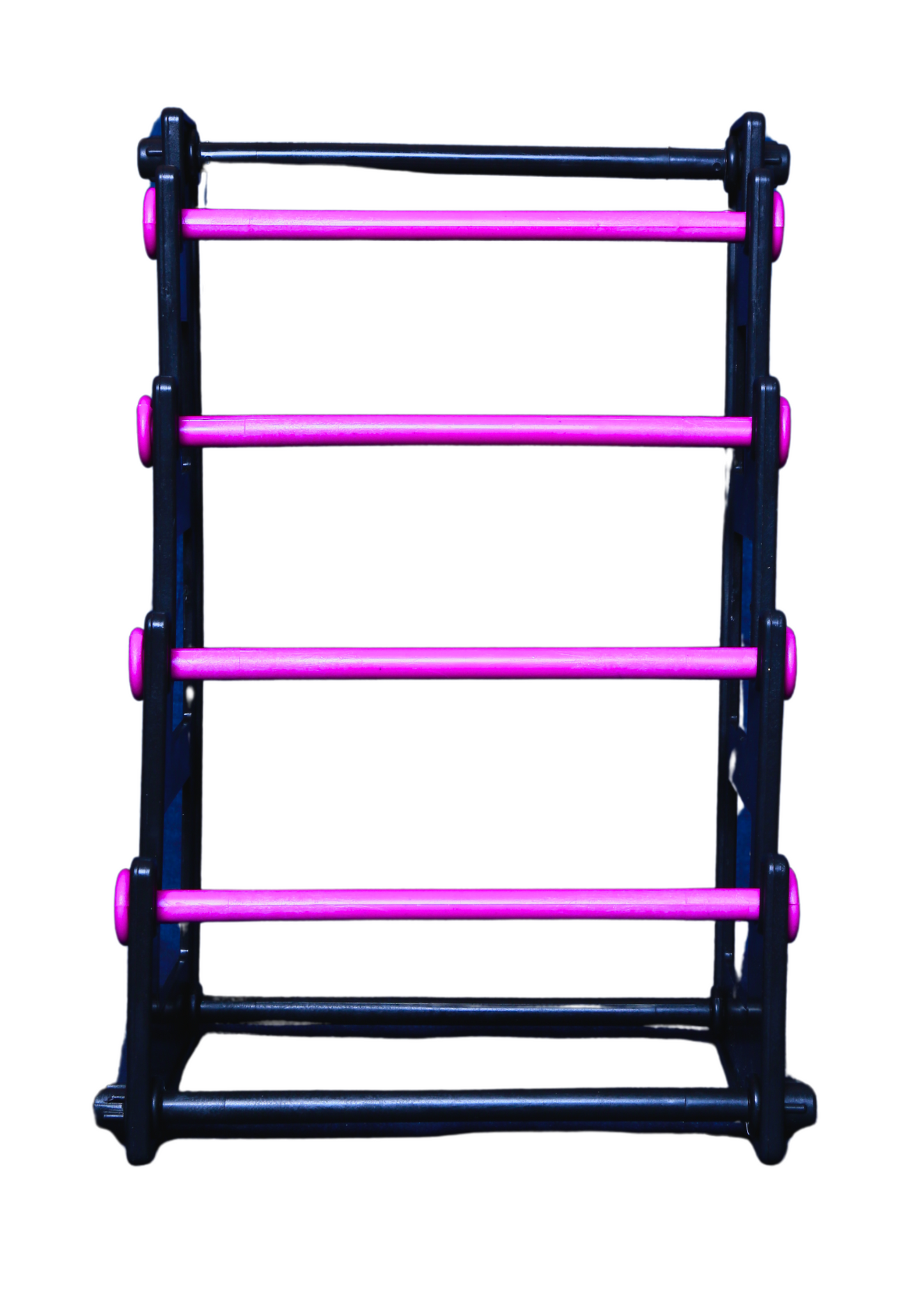 Single Side Bangle Stand (4 Step) | Black With Pink