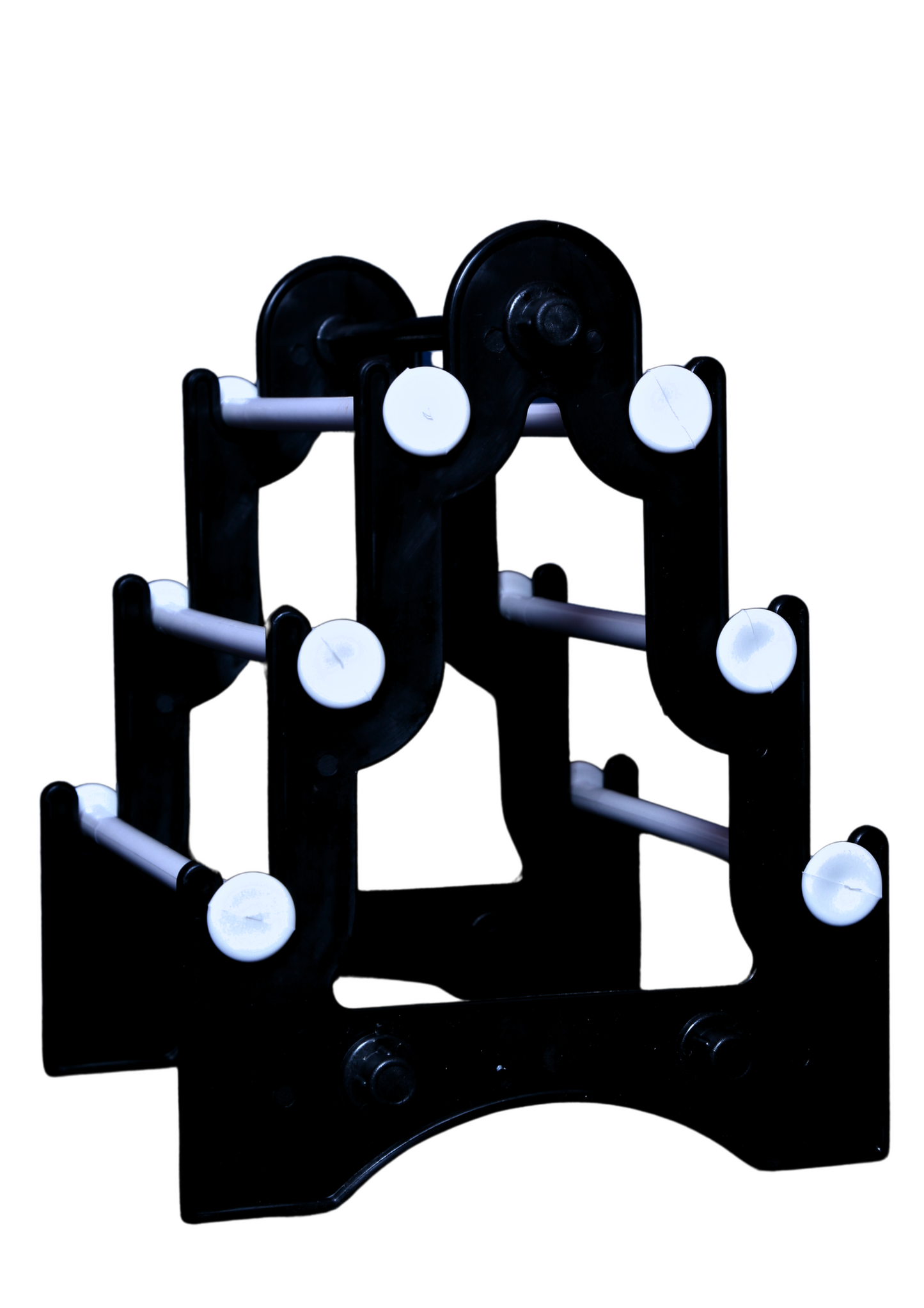 Taj Mahal Bangle Stand (3 Step) | Black and White