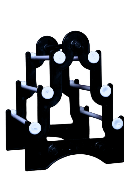 Taj Mahal Bangle Stand (3 Step) | Black and White
