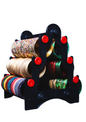 Taj Mahal Bangle Stand (3 Step) | Black and Red