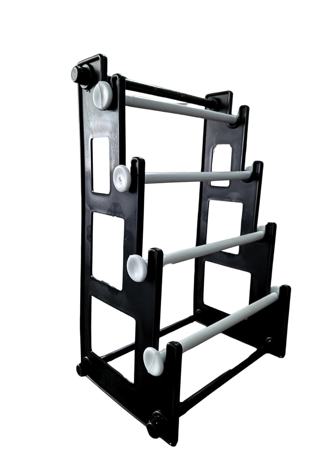 4 Step Single Side Medium Tower(black,white) Plastic Bangle stand, Bangle organiser, Bangle display stand, choodi stand, valayal stand