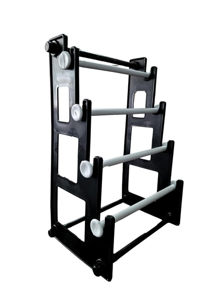 4 Step Single Side Medium Tower(black,white) Plastic Bangle stand, Bangle organiser, Bangle display stand, choodi stand, valayal stand